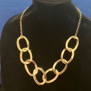 Gold and Bold link necklace